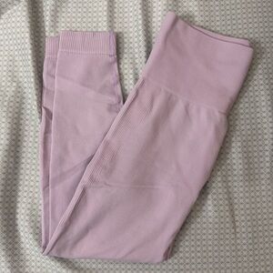 Lavender High-Waisted Leggings - S